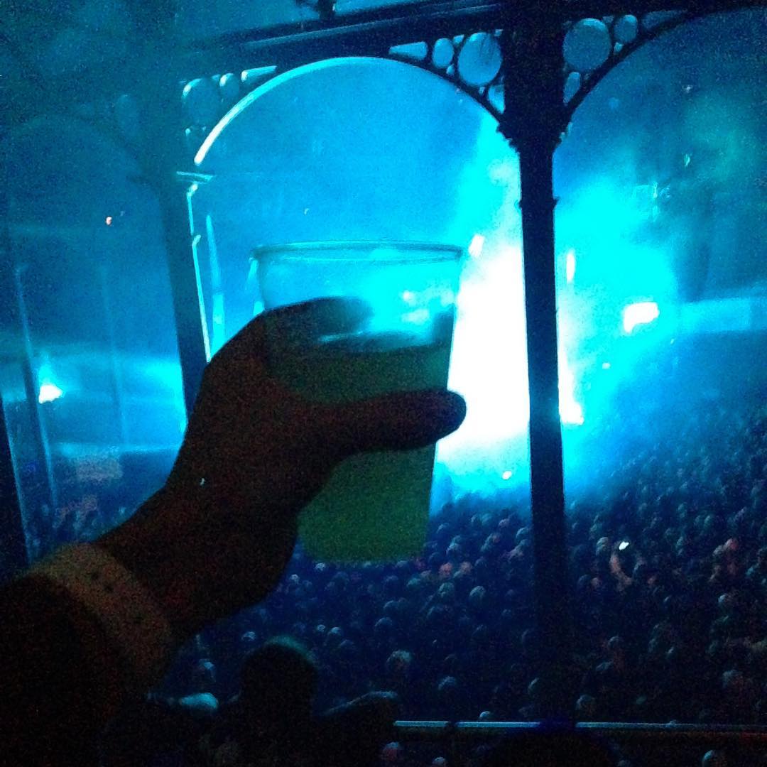 Beers at gigs
