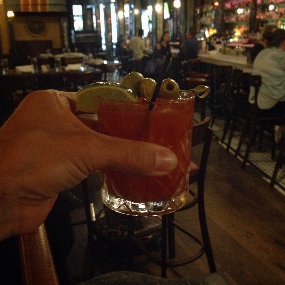 Midtown East rain intermission: Bloody Mary at Papillon